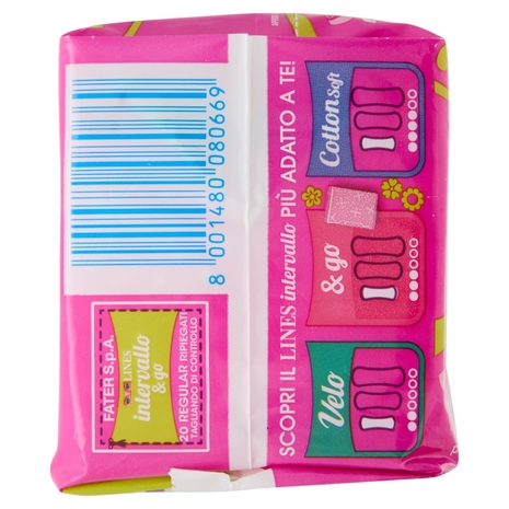 Lines intervallo & go Regular Fresh 20 pz